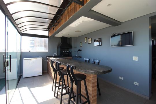 Área Comum - Churrasqueira de apartamento para alugar com 1 quarto, 30m² em Planalto Paulista, São Paulo