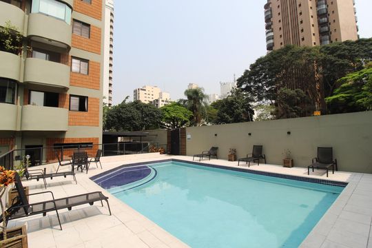 Área Comum - Piscina de apartamento para alugar com 1 quarto, 30m² em Planalto Paulista, São Paulo