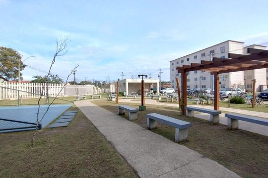 Área externa de apartamento para alugar com 2 quartos, 41m² em Nova Esperança, Cachoeirinha