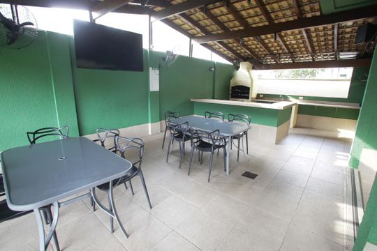 Área comum - Churrasqueira de apartamento à venda com 3 quartos, 65m² em Taquara, Rio de Janeiro