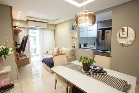 Sala de apartamento à venda com 3 quartos, 65m² em Taquara, Rio de Janeiro