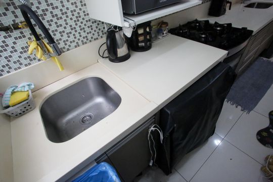 Área de Serviço de apartamento à venda com 3 quartos, 65m² em Taquara, Rio de Janeiro
