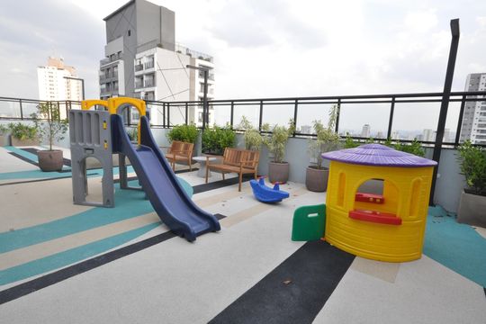 Área comum - Playground de apartamento para alugar com 1 quarto, 28m² em Vila Gustavo, São Paulo