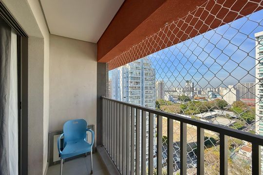 Sacada de kitnet/studio para alugar com 1 quarto, 25m² em Santo Amaro, São Paulo