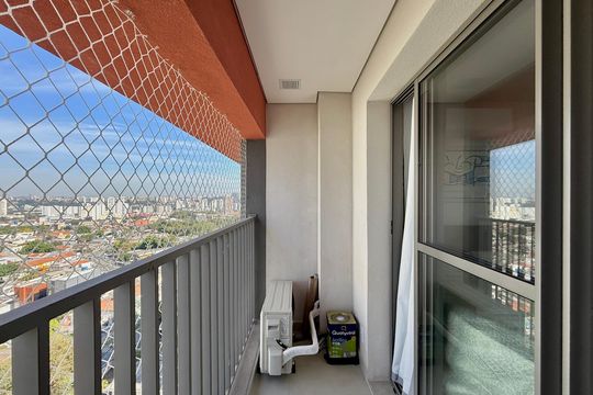 Sacada de kitnet/studio para alugar com 1 quarto, 25m² em Santo Amaro, São Paulo