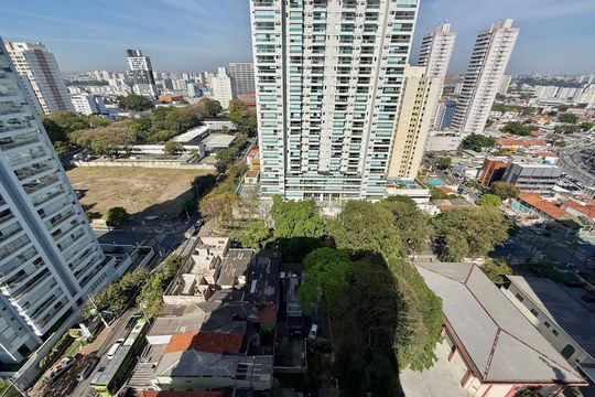 Vista de kitnet/studio para alugar com 1 quarto, 25m² em Santo Amaro, São Paulo