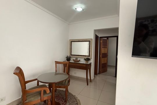 Sala de apartamento para alugar com 3 quartos, 115m² em Centro, Guarujá