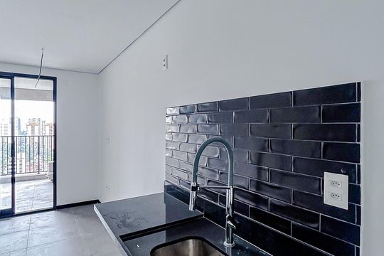 Cozinha de kitnet/studio à venda com 1 quarto, 30m² em Tatuapé, São Paulo