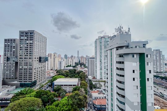 Vista da Varanda de kitnet/studio à venda com 1 quarto, 30m² em Tatuapé, São Paulo