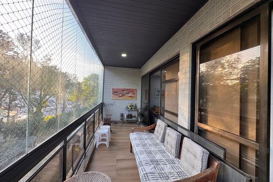 Varanda  de apartamento à venda com 3 quartos, 148m² em Recreio dos Bandeirantes, Rio de Janeiro