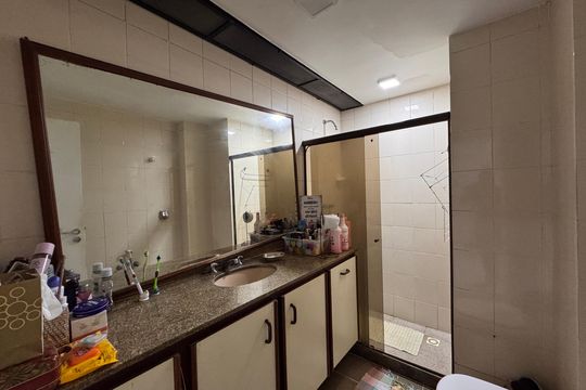 Banheiro Social de apartamento à venda com 3 quartos, 148m² em Recreio dos Bandeirantes, Rio de Janeiro