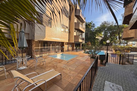 Área comum - Piscina de apartamento à venda com 3 quartos, 148m² em Recreio dos Bandeirantes, Rio de Janeiro