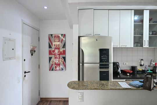 Cozinha de apartamento à venda com 2 quartos, 61m² em Super Quadra Morumbi, São Paulo