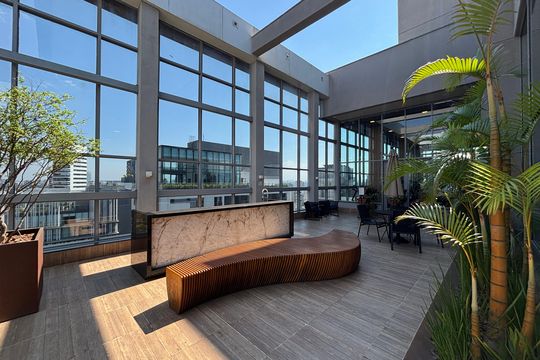 Área comum de kitnet/studio à venda com 1 quarto, 30m² em Pinheiros, São Paulo