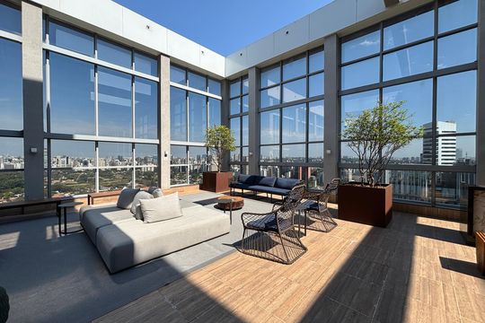 Área comum de kitnet/studio à venda com 1 quarto, 30m² em Pinheiros, São Paulo