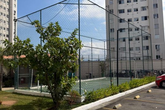 Área externa de apartamento para alugar com 2 quartos, 46m² em Areia Branca, Santos