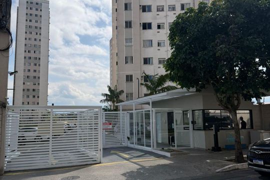 Fachada de apartamento para alugar com 2 quartos, 46m² em Areia Branca, Santos