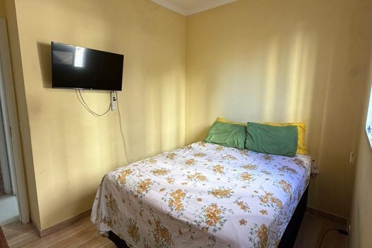 Quarto de apartamento para alugar com 2 quartos, 46m² em Areia Branca, Santos