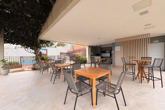 Área comum - Churrasqueira de apartamento para alugar com 2 quartos, 43m² em Jardim Emília, Ribeirão Preto