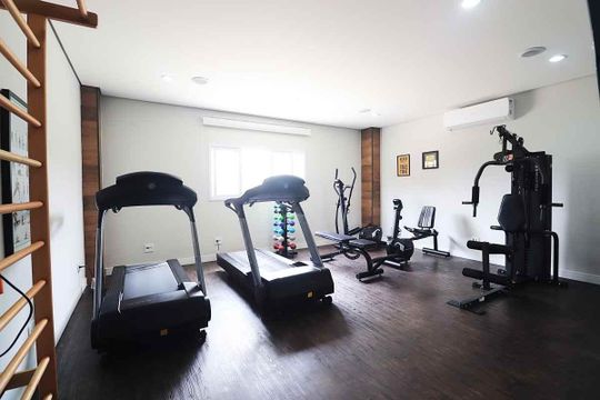 Área comum - Academia de apartamento à venda com 2 quartos, 55m² em Parque Industriario, Santo André