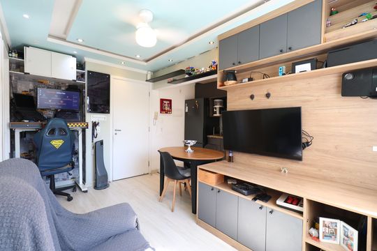 Sala de apartamento à venda com 1 quarto, 31m² em Água Branca, São Paulo