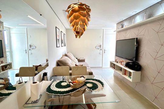 Sala de apartamento para alugar com 2 quartos, 43m² em Jardim Angelica, Guarulhos