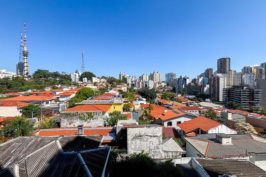Vista da Sala de apartamento à venda com 2 quartos, 97m² em Sumaré, São Paulo