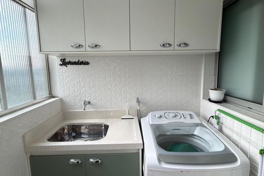 Área de Serviço de apartamento à venda com 2 quartos, 67m² em Jardim Continental, São Bernardo do Campo