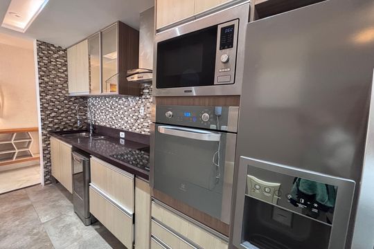 Cozinha de apartamento para alugar com 3 quartos, 76m² em Recreio dos Bandeirantes, Rio de Janeiro