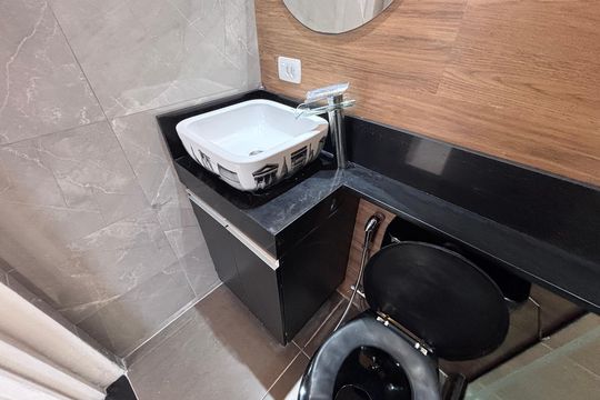 Banheiro da Suíte 2 de apartamento para alugar com 3 quartos, 76m² em Recreio dos Bandeirantes, Rio de Janeiro