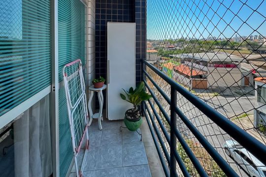 Varanda da Sala de apartamento à venda com 3 quartos, 140m² em União, Belo Horizonte