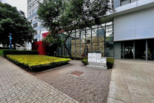 Fachada de apartamento para alugar com 1 quarto, 70m² em Jardim das Acacias, São Paulo