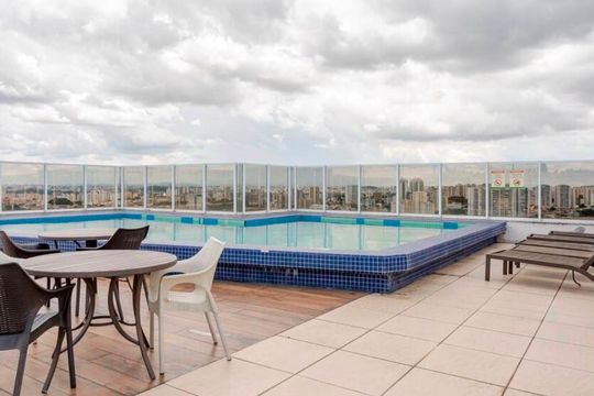 Área externa de apartamento à venda com 1 quarto, 33m² em Centro, Guarulhos