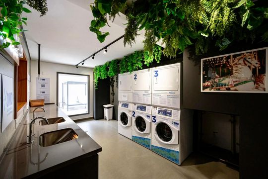 Área comum - Lavanderia de kitnet/studio à venda com 1 quarto, 25m² em Vila Clementino, São Paulo