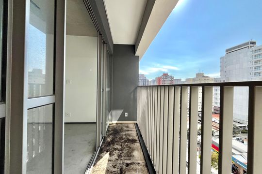 Varanda de kitnet/studio à venda com 1 quarto, 25m² em Vila Clementino, São Paulo