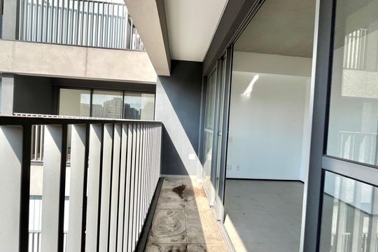 Varanda de kitnet/studio à venda com 1 quarto, 25m² em Vila Clementino, São Paulo