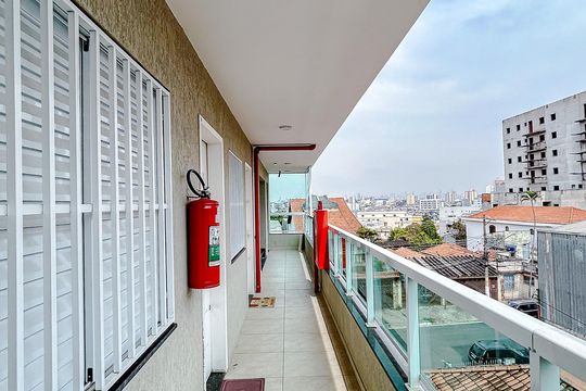 Área comum de apartamento para alugar com 2 quartos, 42m² em Vila Guilhermina, São Paulo