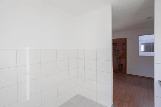 Cozinha de apartamento à venda com 2 quartos, 45m² em Bom Jesus, Contagem