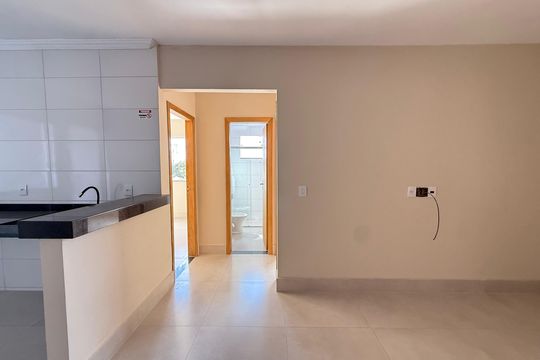 Sala de apartamento para alugar com 2 quartos, 60m² em Chacaras Reunidas Santa Terezinha, Contagem