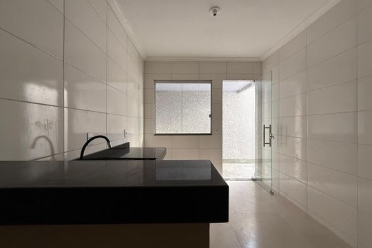 Cozinha de apartamento para alugar com 2 quartos, 62m² em Pedra Azul, Contagem