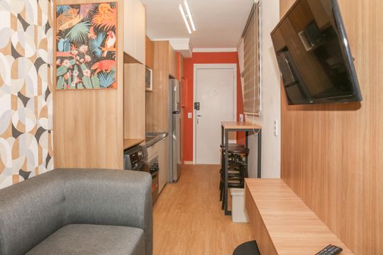 Apartamento à venda com 1 quarto, 25m² em Barra Funda, São Paulo