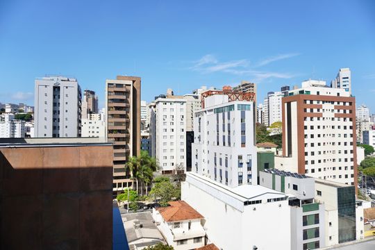Vista  de apartamento à venda com 3 quartos, 158m² em São Lucas, Belo Horizonte