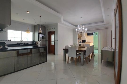 Cozinha de casa de condomínio à venda com 5 quartos, 312m² em Jardim Portal de Itaici, Indaiatuba