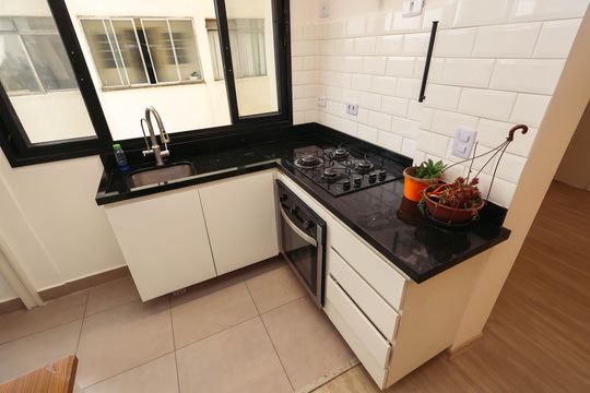 Cozinha de apartamento para alugar com 2 quartos, 70m² em Ipiranga, São Paulo
