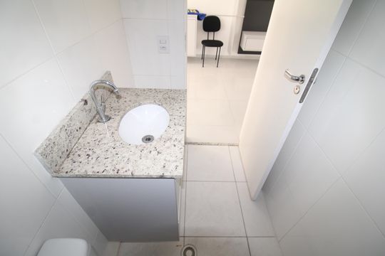 Banheiro de apartamento à venda com 2 quartos, 35m² em Mandaqui, São Paulo
