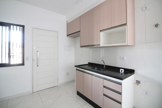 Cozinha de apartamento para alugar com 1 quarto, 30m² em Parque Paineiras, São Paulo