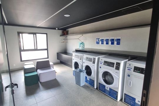 Área comum de apartamento para alugar com 1 quarto, 50m² em Cerqueira César, São Paulo