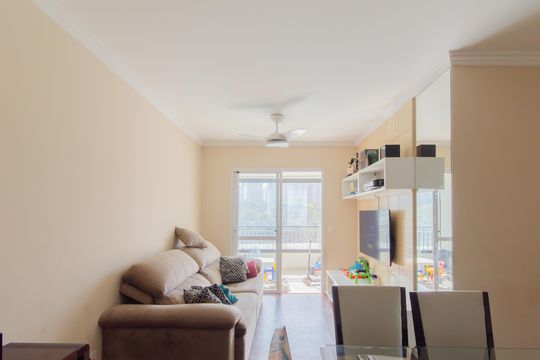 Sala de apartamento para alugar com 3 quartos, 82m² em Ipiranga, São Paulo