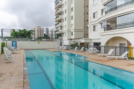 Área comum - Piscina de apartamento para alugar com 3 quartos, 82m² em Ipiranga, São Paulo