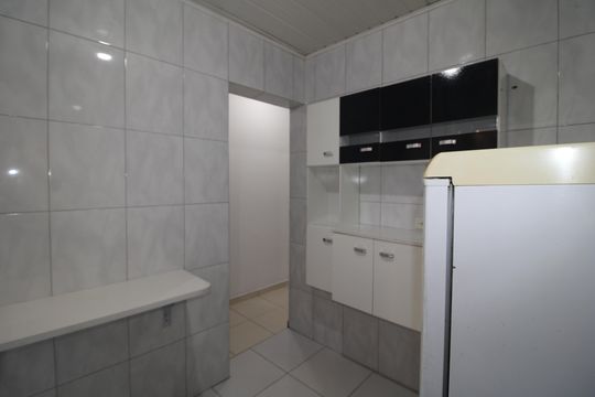 Cozinha / Área de Serviço de casa para alugar com 1 quarto, 55m² em Vila Guaca, São Paulo